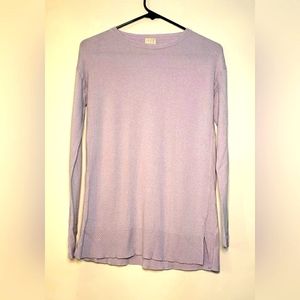 A New Day Long Sweater Lavender